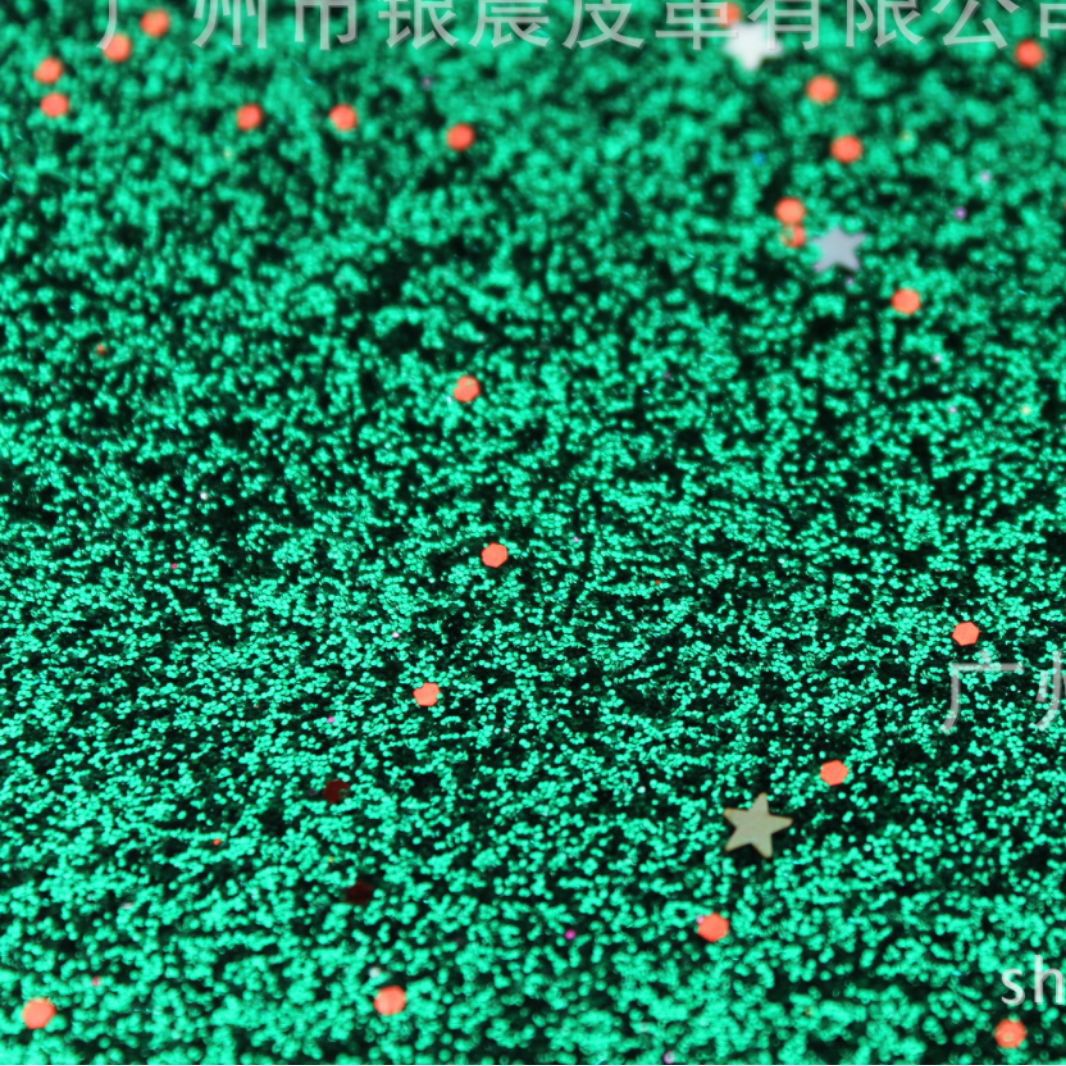 厂价供应闪粉五角星多彩镭射格利特斜纹棉布底流行时款鞋材帽子料
