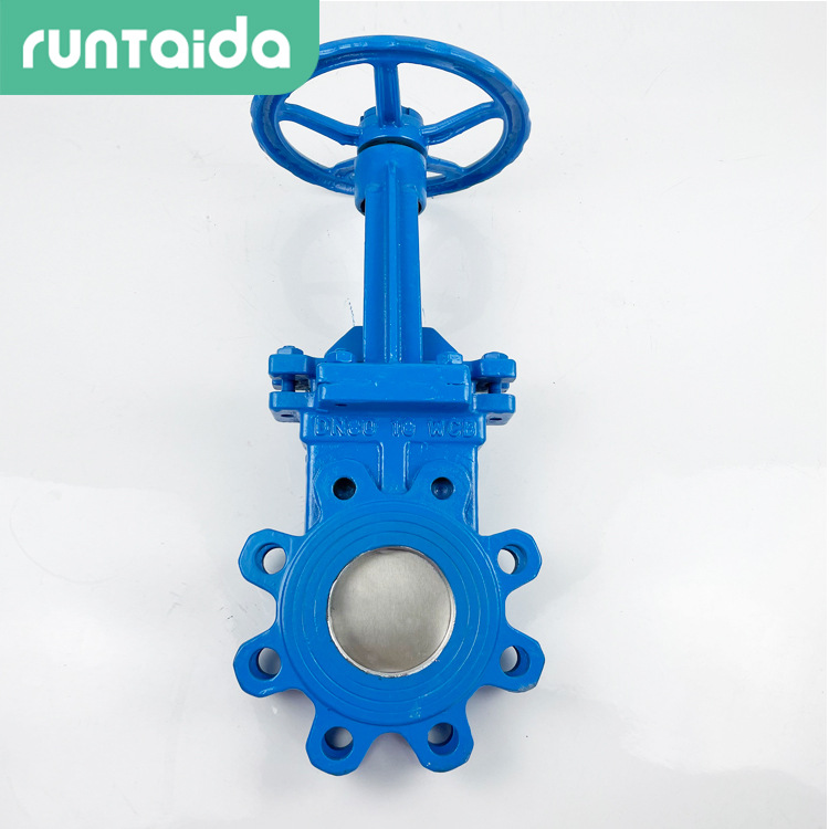 明杆PZ73X-16C/10C对夹式刀型闸阀 碳钢硬密封泥浆阀凸耳刀闸阀