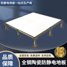 陶瓷防静电架空活动地板600*600监控室抗静电加工定制钢制室内