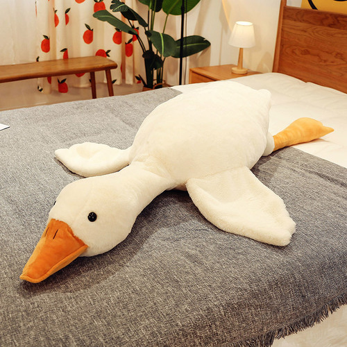 Internet celebrity big white goose pillow doll doll plush toy doll pillow stall gift wholesale big goose toys