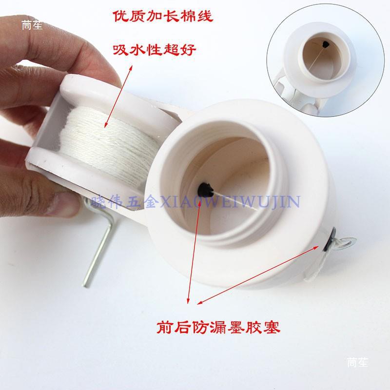 放线划线器塑料动弹手动墨斗自动耐防漏手摇线老式工地木工墨自摔