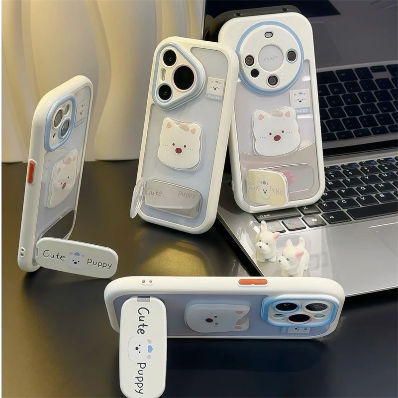 适用iphone15女14保护套13promax支架立体西高地苹果16pro手机壳|undefined