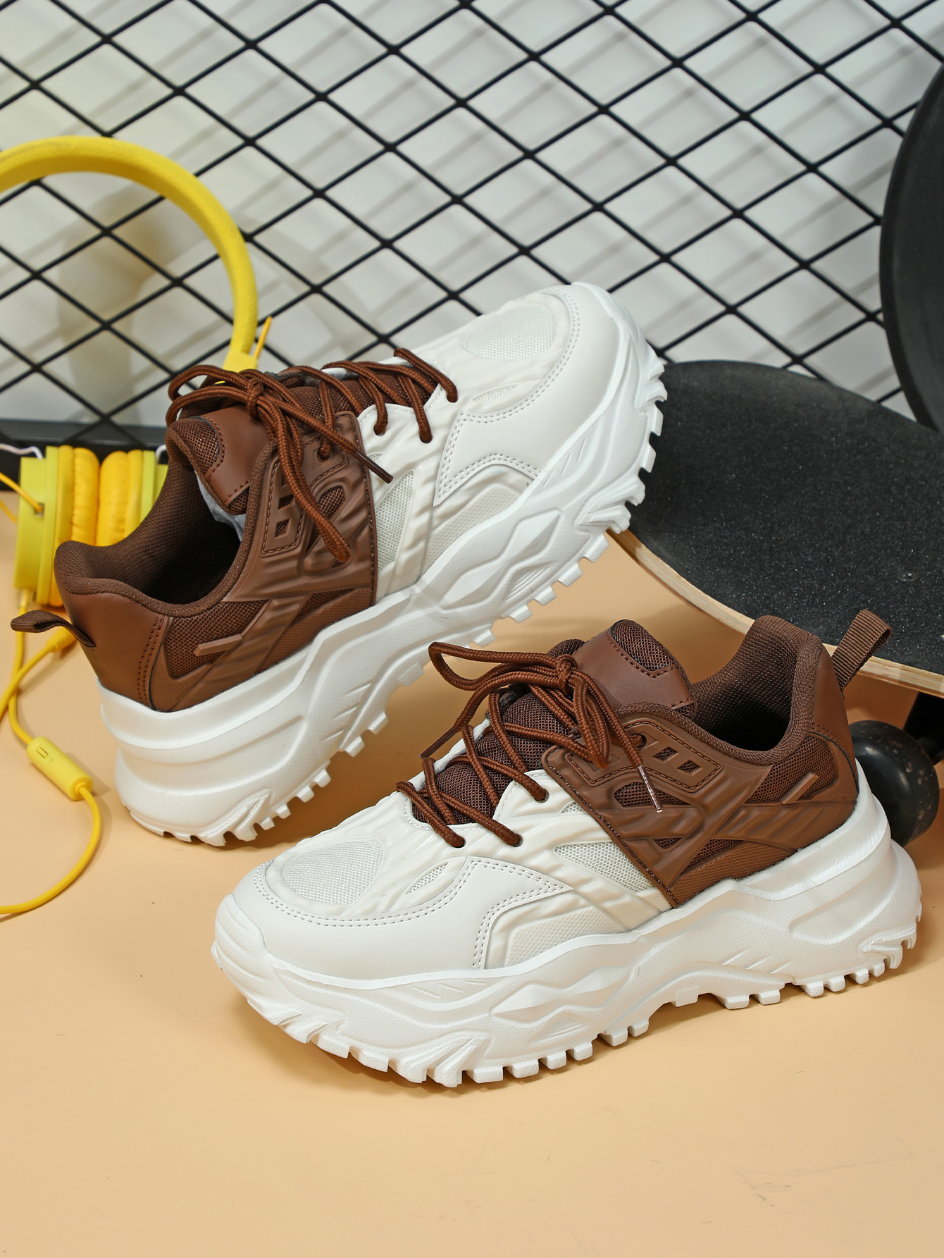 Damen-Wanderschuhe, Tennisschuhe, Sneakers, Mesh-Gummisohle, langlebig, gepolstert, vielseitig einsetzbar_voghion.com