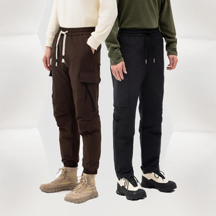 SKAH Lion Kach Three-proof Warm Down Pants Men's Winter Thickened Outdoor Cold-proof Water-splashing Sports Casual Pants