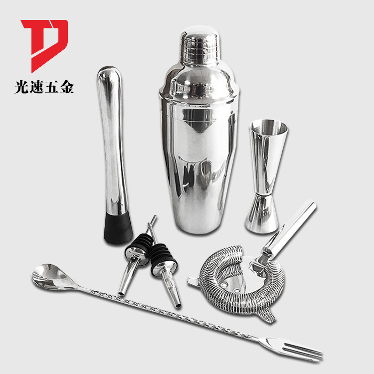 Acero inoxidable coctelera traje bar coctelera Shaker traje