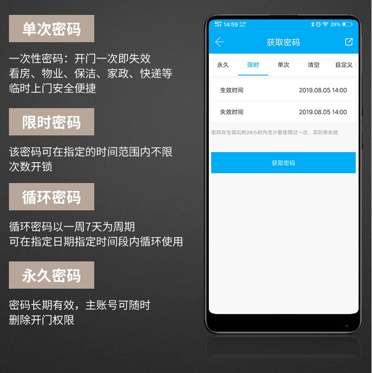 Tongtong cerradura propietario apartamento cerradura huella digital hogar antirrobo puerta inteligente cerradura de la puerta graffiti cerradura de la puerta inteligente casa vinculación