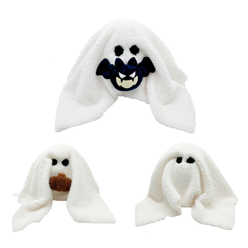 新品gus the ghost with pumpkin pillowハロウィーンカボチャ幽霊抱き枕人形|undefined