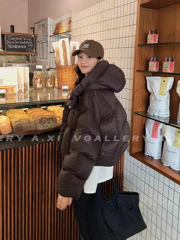 美式短款棉服女冬季2025新款时尚洋气加厚面包服棉袄外套|undefined