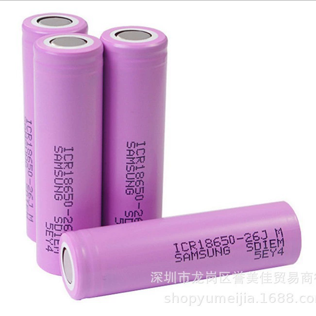 Оригинальная батарея Samsung 26JM18650 литий 2600mAh емкость 18650 3.7V источник энергии хранения типа