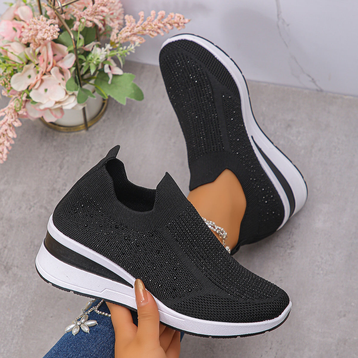 Zapatos bajos de moda para mujeres, ligeros y transpirables, mejores opciones para caminar y comprar. image 2