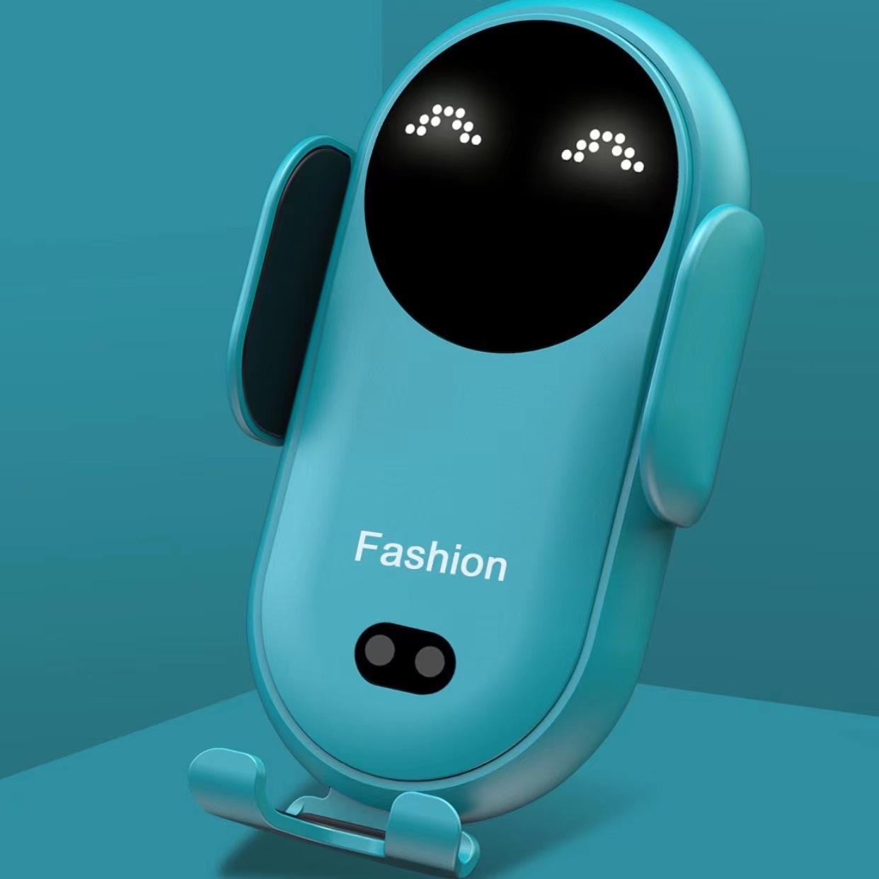 Nuevo S11 inducción infrarroja inteligente coche cargador inalámbrico 10W/15W carga rápida teléfono móvil con efecto de sonido