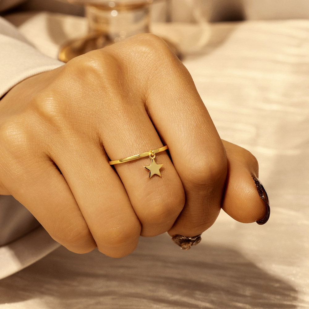 1g Weight Zircon Inlay Material Charm Rings, Rings Classification 7 Ring Size 1 Piece Quantity Wedding, Date, Engagement Occasion 925 Sterling Silver Material Cross, Star, Heart Shape Pattern All Seasons Season Women's Gender Inlay Design Simple Style Style Gold Color 925 Sterling Silver Zircon Cross Star Heart Shape Charm Rings Rings 925 Sterling Silver Rings 33