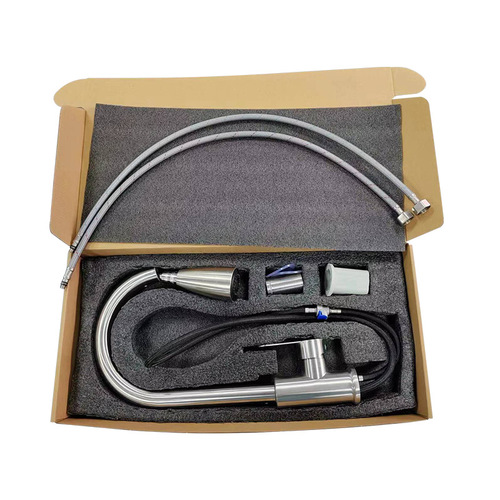 批发跨境不锈钢冷热抽拉水龙头厨房洗菜盆万向旋转水槽混水水龙头