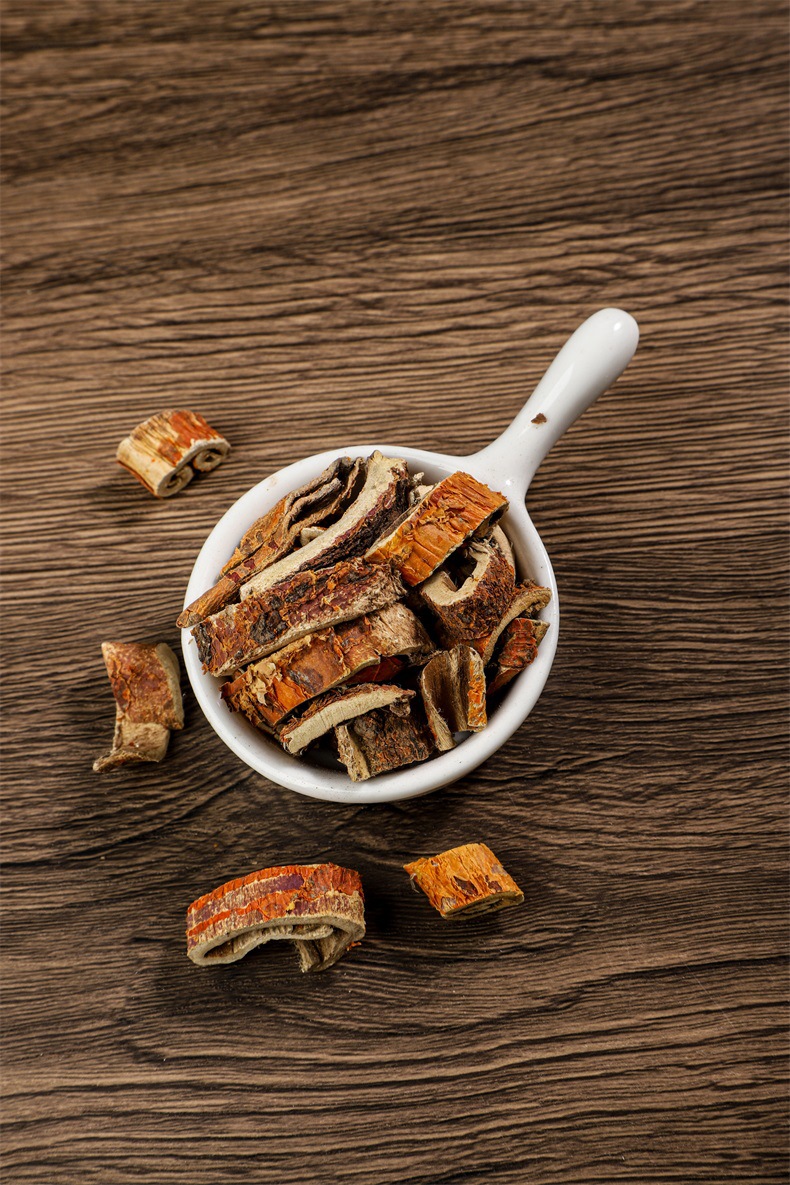 Sang Bai Pi Mulberry Root Bark Tea Grade Dried Slices 500g Bulk overview
