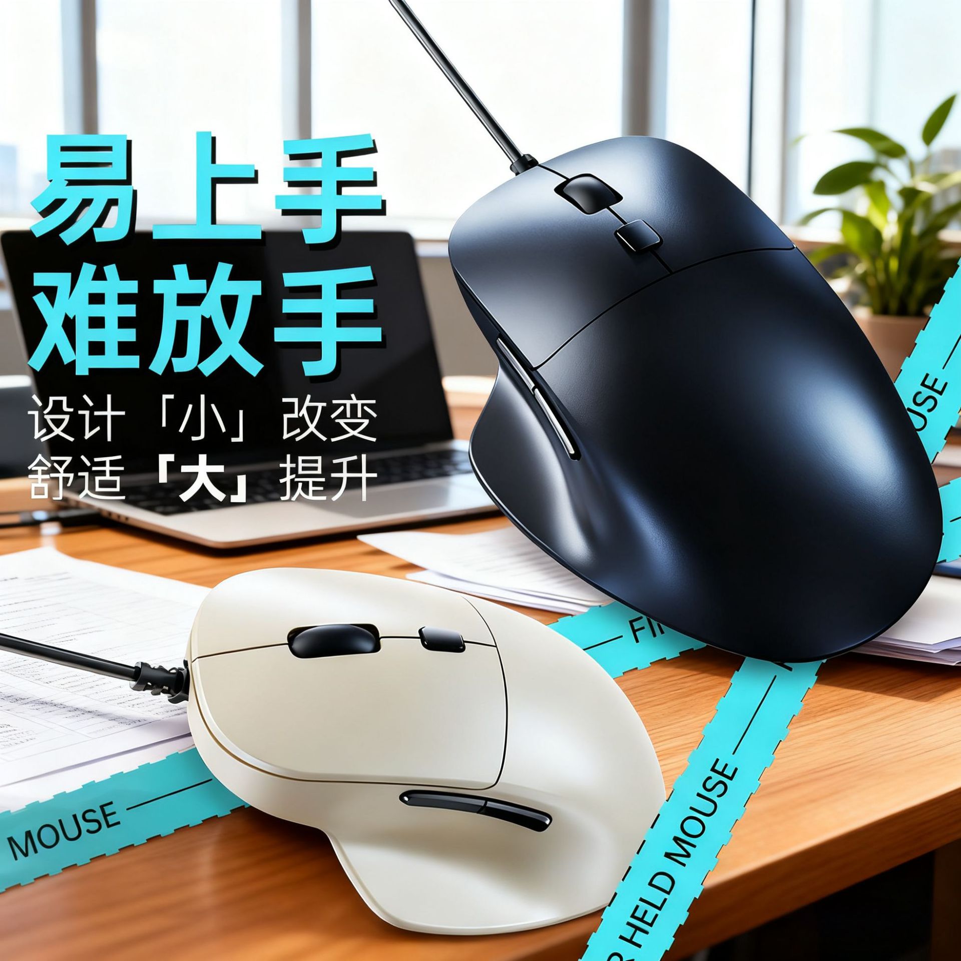 Large Wired Mouse Silent USB Notebook Desktop Universal Business Office Home Gaming Mouse