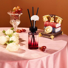 清栀沐香无火藤条香薰植物精油留香更持久卧室办公室净化空气代发