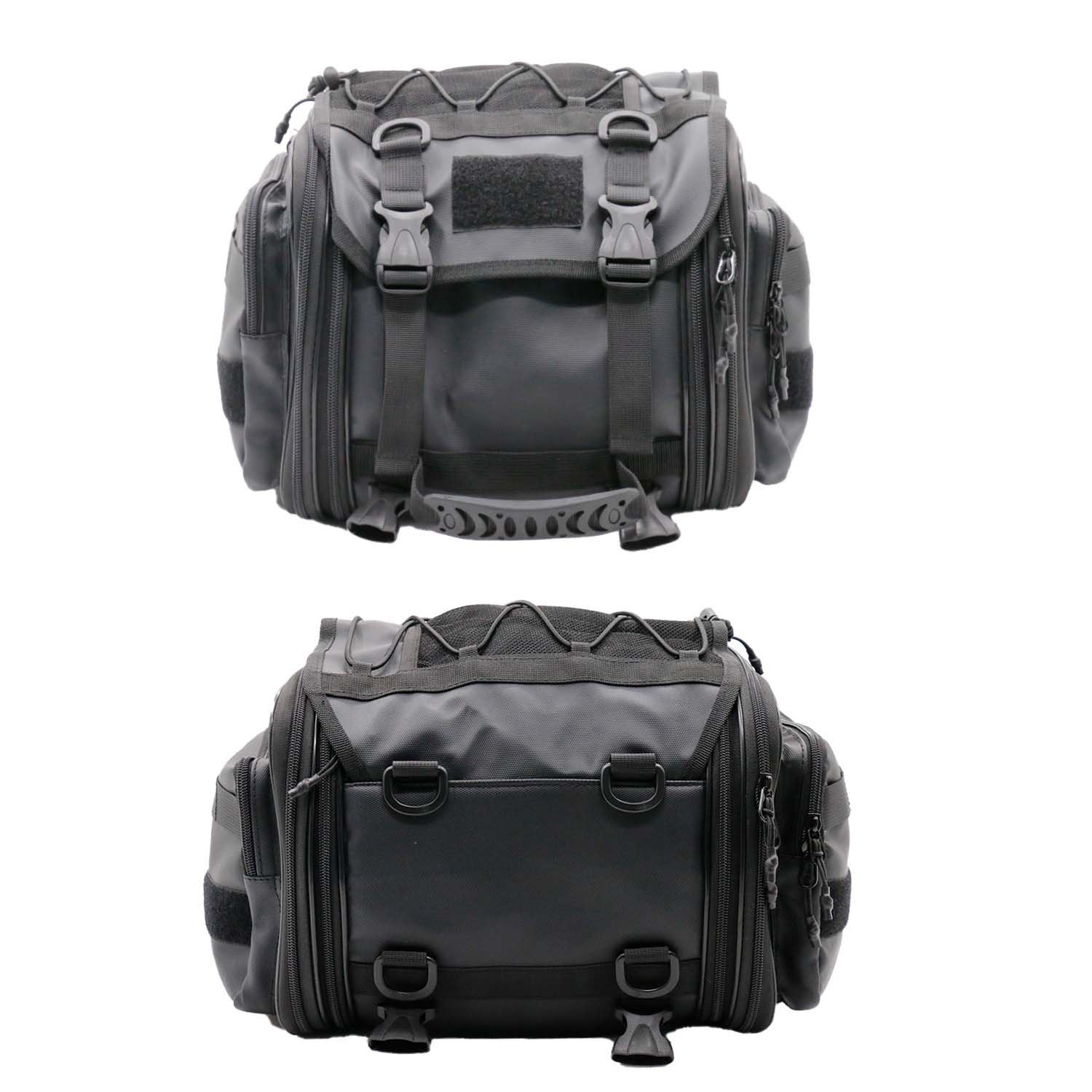 Large-Capacity Motorcycle Tail Bag, Multi-Functional Tail Bag, Motorcycle Bag, Expandable Motorcycle Rear Seat Bag