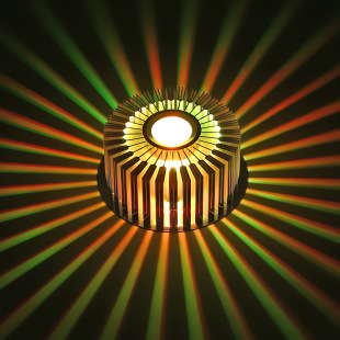 Wholesale colorful corridor lights personalized modeling aluminum light KTV decorative ceiling background wall tube lights