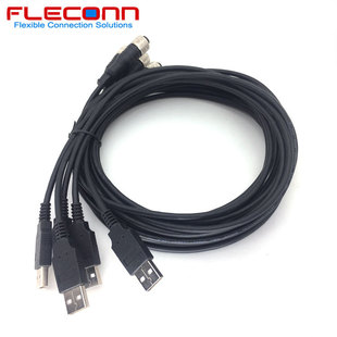 M12�DUSB2.0������4о���^�B����5оĸ�^���ղ��^�DUSB��ˮ�B�Ӿ�