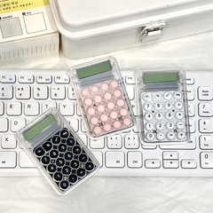 かわいいミニトランペットキャンディー色ファッション学生試験仕事学習財務会計ハンドヘルド携帯計算機
