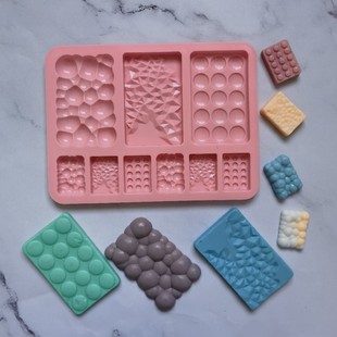 Large and Small Round Bubble Chocolate 277 Silicone Mold Pudding Dessert Mold Cake Decoration Kitchen Baking Utensils