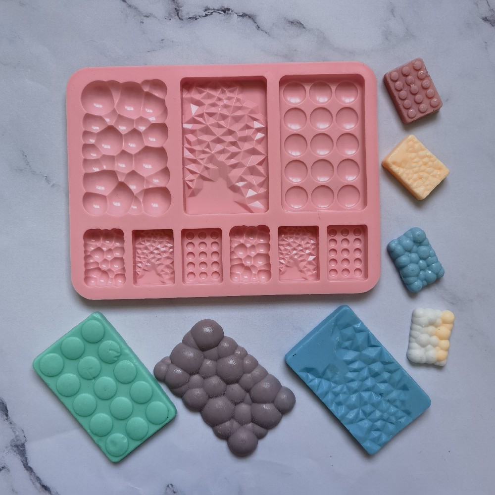 Tamaño de burbuja de chocolate 277 molde de silicona pudín molde de postre pastel decoración cocina utensilios de horneado