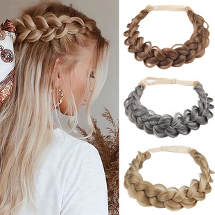 �羳�l���ٰl�l��Hair band wig bun Fashion wig bun daily wear