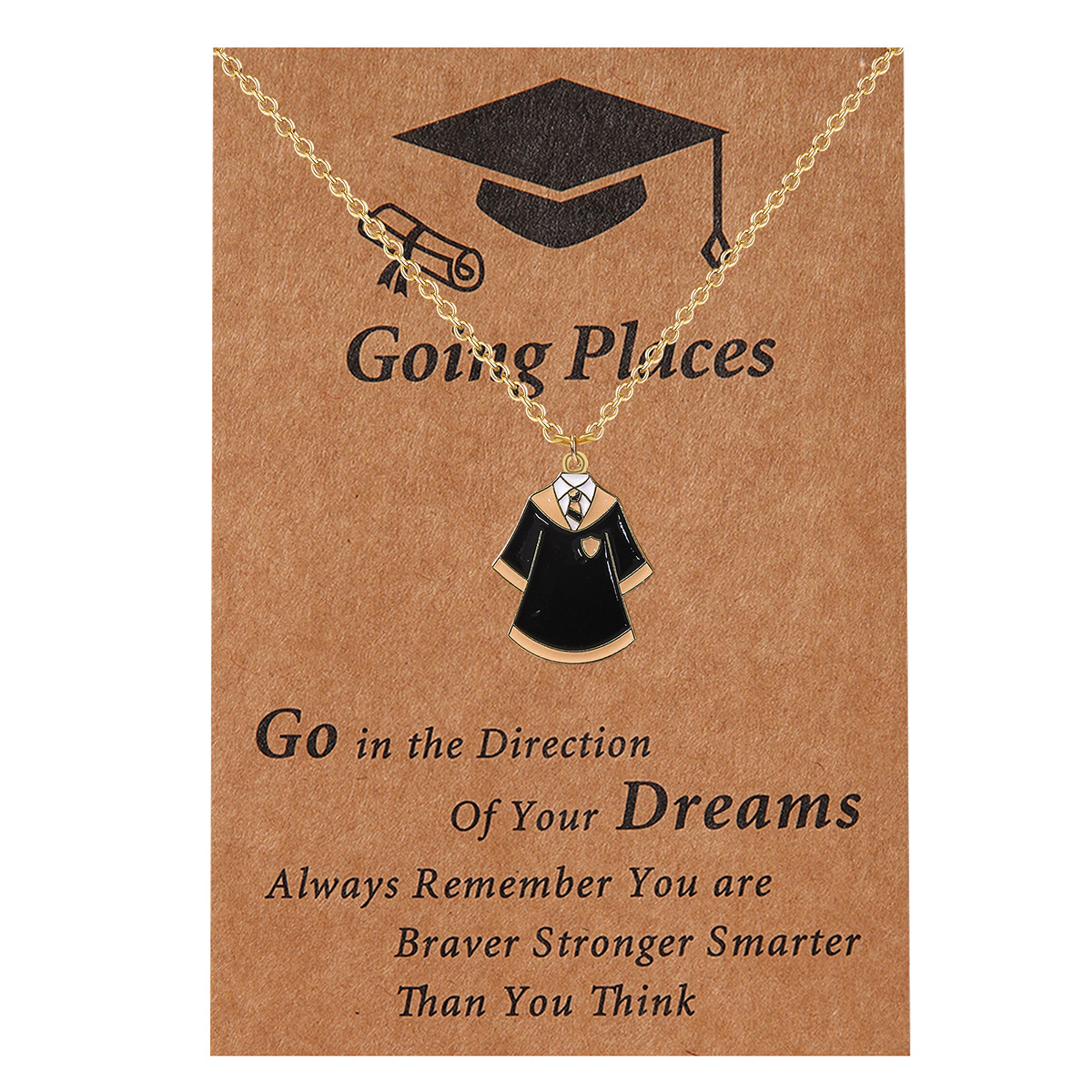 14g Weight Alloy Pendant Material Pendant Necklace Classification Alloy Chain Material cable chain Chain Type 1 Piece Quantity School, Graduation Occasion Alloy Material Doctoral cap, Student Clothes Pattern All Seasons Season Women's Gender Enamel, Plating Design Modern Style Style Modern Style Doctoral Cap Student Clothes Alloy Cable Chain Pendant Necklaces Wholesale 2