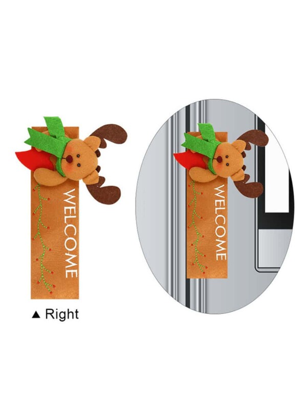 クロスボーダーのクリスマスの布の冷蔵庫は手袋のドアを開けて手袋の双門の冷蔵庫の保護カバーの電気商の対外貿易の工場を卸売りします。|undefined