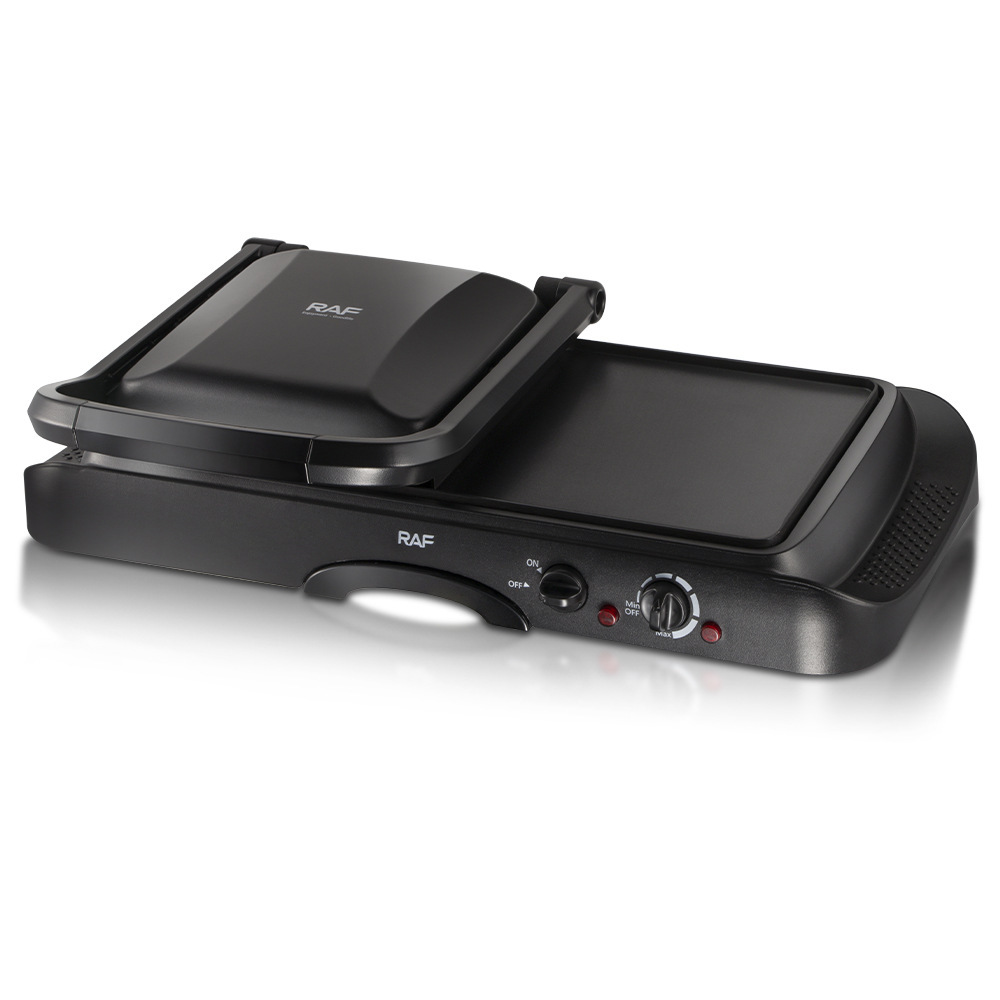 RAF europeo transfronterizo dos en uno máquina de chuleta máquina para asar desayuno máquina para asar hamburguesa tostada máquina para asar carne