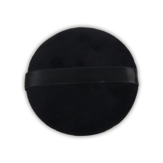 Large loose powder plain round short velvet cotton flocking powder puff honey powder puff makeup grasp powder set makeup powder cake