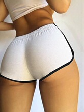 Women's Colorblock Elastic Waist Casual Fashion A-Line,