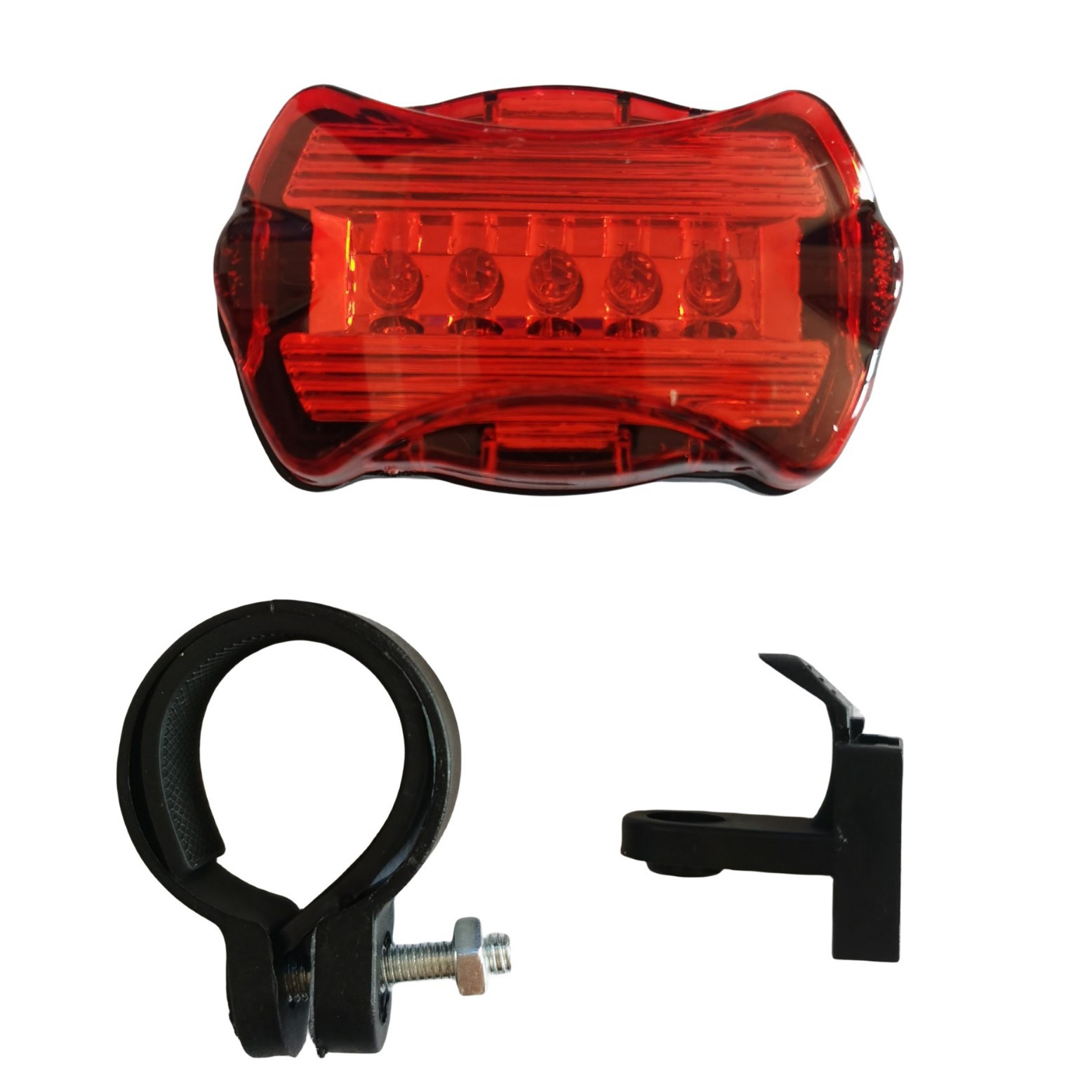 Luz trasera de la bicicleta tipo mariposa batería seca luz LED bicicleta roja luz de advertencia bicicleta de montaña equipo de equitación