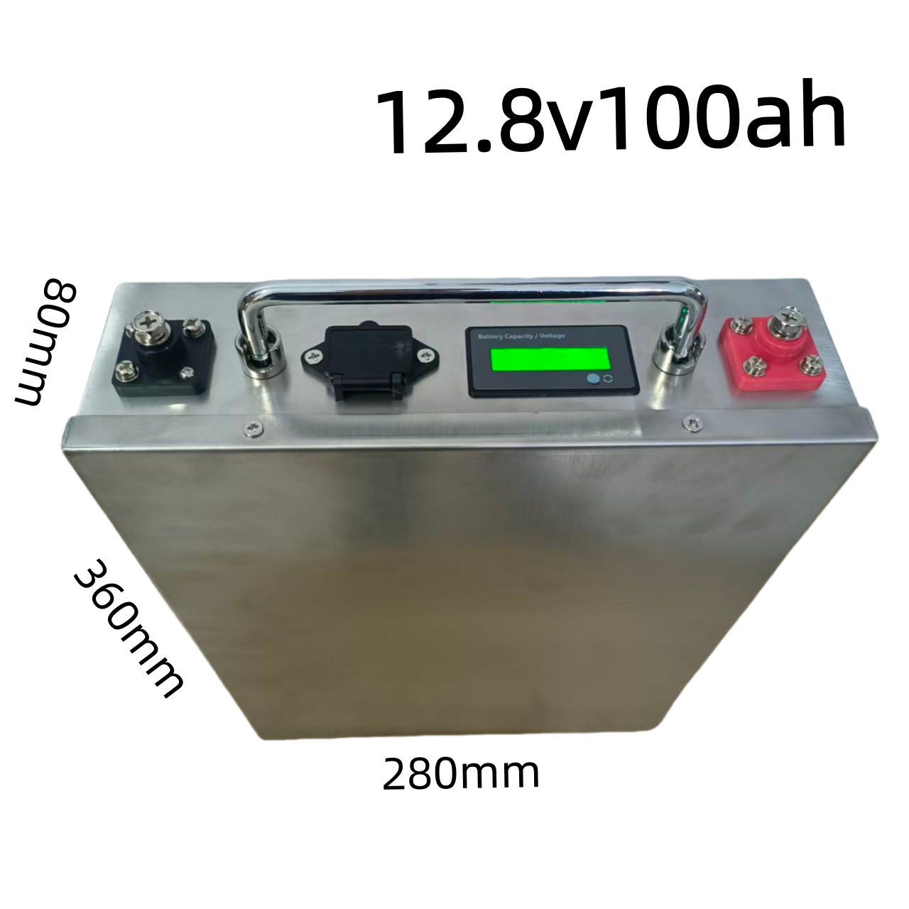 批发供应12V120Ah 磷酸铁锂电池 便携式户外防水大容量锂电池组