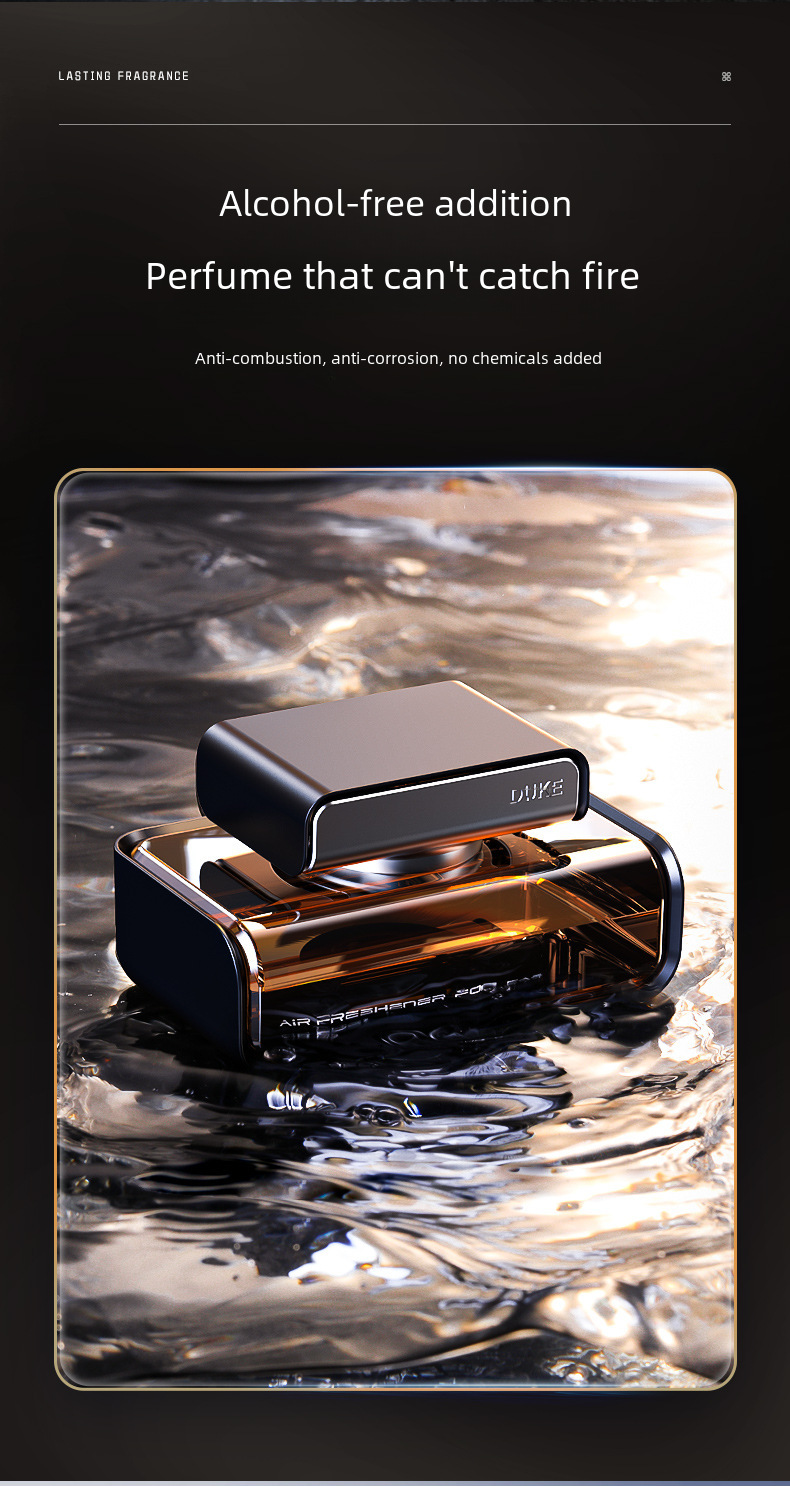Parfum de tableau de bord de voiture Carfeile, décoration de verre, parfum léger longue durée, déodorant, parfum de voiture haut de gamme, siège_voghion.com