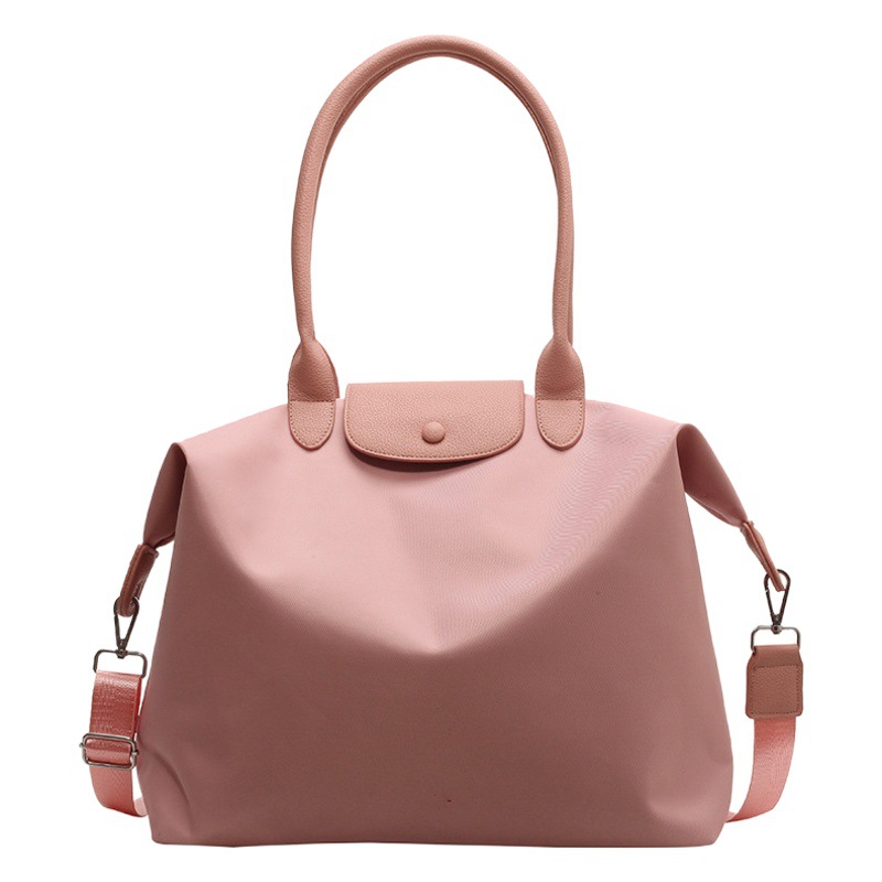 Bolsa de asas de gran capacidad de color sólido 2024 Nueva bolsa de viaje crossbody bolsa de equipaje de viaje de negocios de estilo coreano bolsa de almacenamiento simple