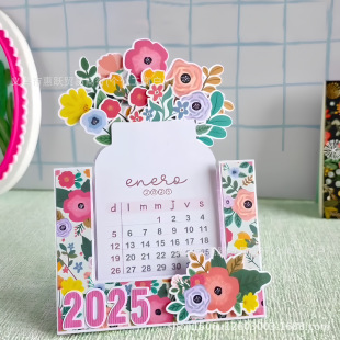 2025 Bloomy Flowers Desk Calendar2025 Year Flower Calendar Independent Station New