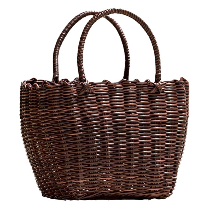 Cesta de baño cesta de la compra cesta de baño de ratán-como cesta de Baño azul cesta de picnic cesta de huevo cesta de la compra en casa ins