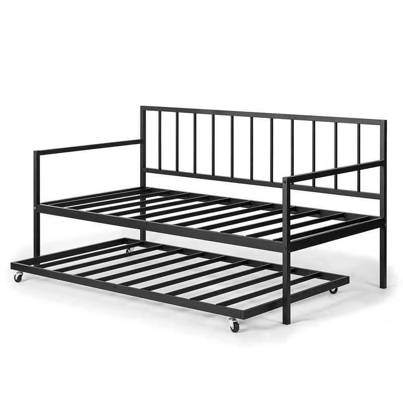 Sofá - cama de explosión transfronteriza sala de estar sofá cama de hierro alquiler de casa dormitorio simple sofá cama doble personalizada