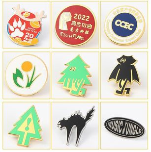 Metal Enamel Badge Customization Company Logo Commemorative Medal Customization Creative Medal Class Emblem School Emblem Commemorative Medal Design