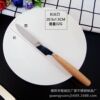 Japanese dessert spoon from natural wood for food, tableware stainless steel, wholesale, Birthday gift