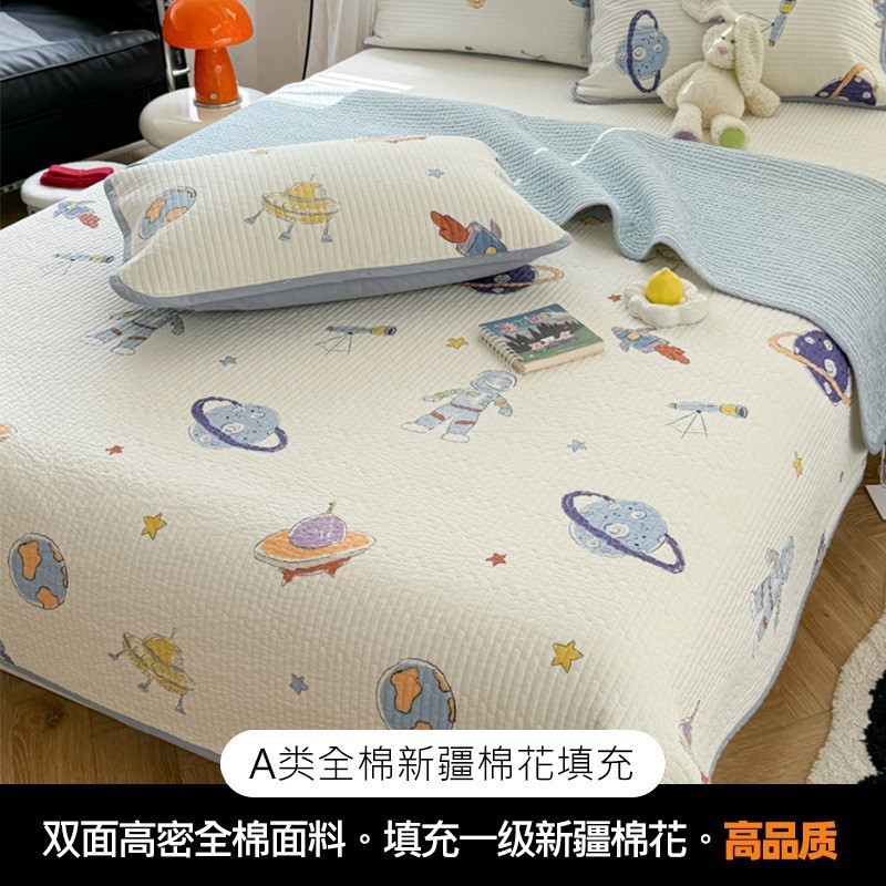 クラスA両面純綿ベッドカバー、内外新疆綿ベビー用、新綿畳ベッドシーツ、オールシーズン万能|undefined