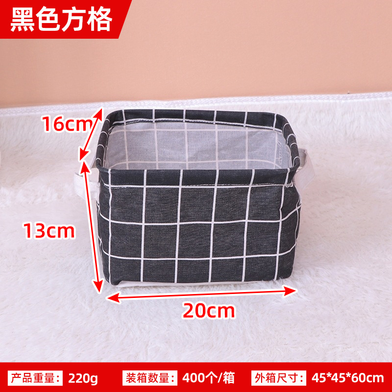 Cestas de almacenamiento de algodón y lino casero franqueo pequeño creativo, cestas de almacenamiento de tela, cestas de almacenamiento de tela, cestas de almacenamiento