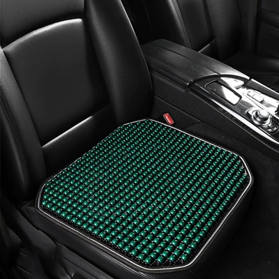 Summer Wooden Bead Cushion Car: Cool pad - berlin-green-square-mat