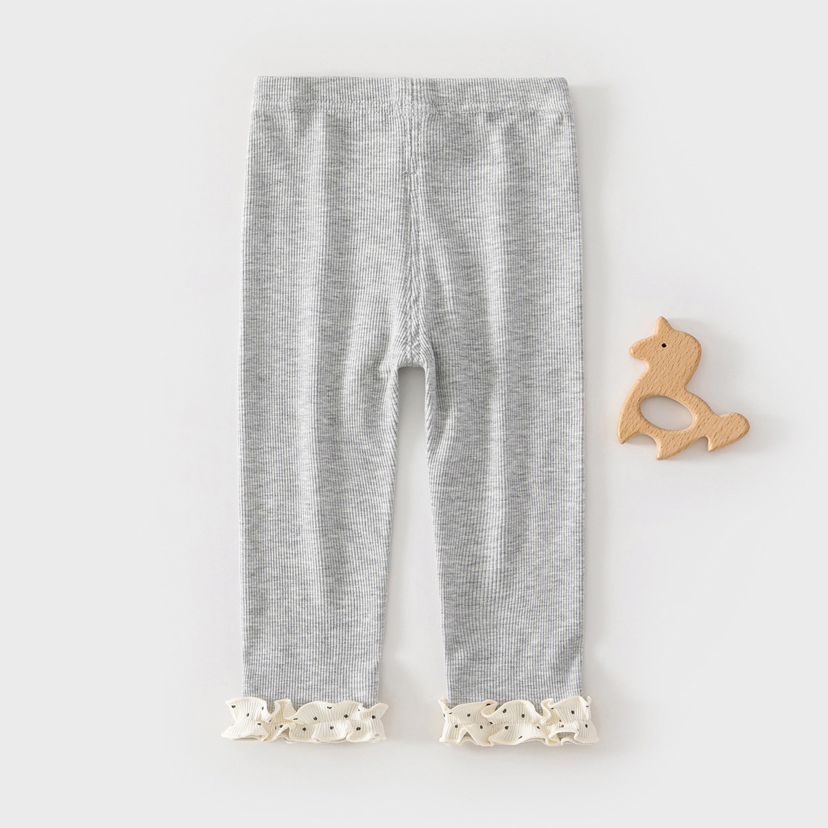 Pantalones para bebés primavera y otoño nuevos pantalones leggings para niños pantalones de encaje dulce leggings