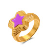 Brand fashionable cream small design ring