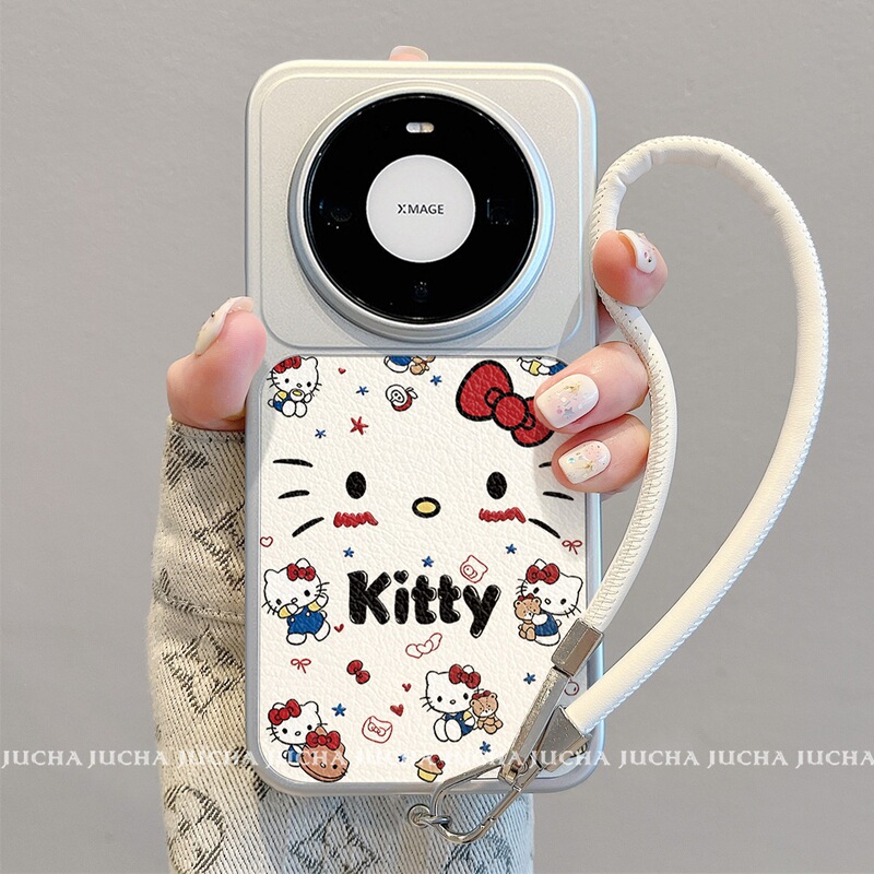 Suitable for Huawei Mate80 Mobile Phone Case Cartoon Trendy Huawei New Model 70Pro Anti-Fall 60 Blush Kitty Cat