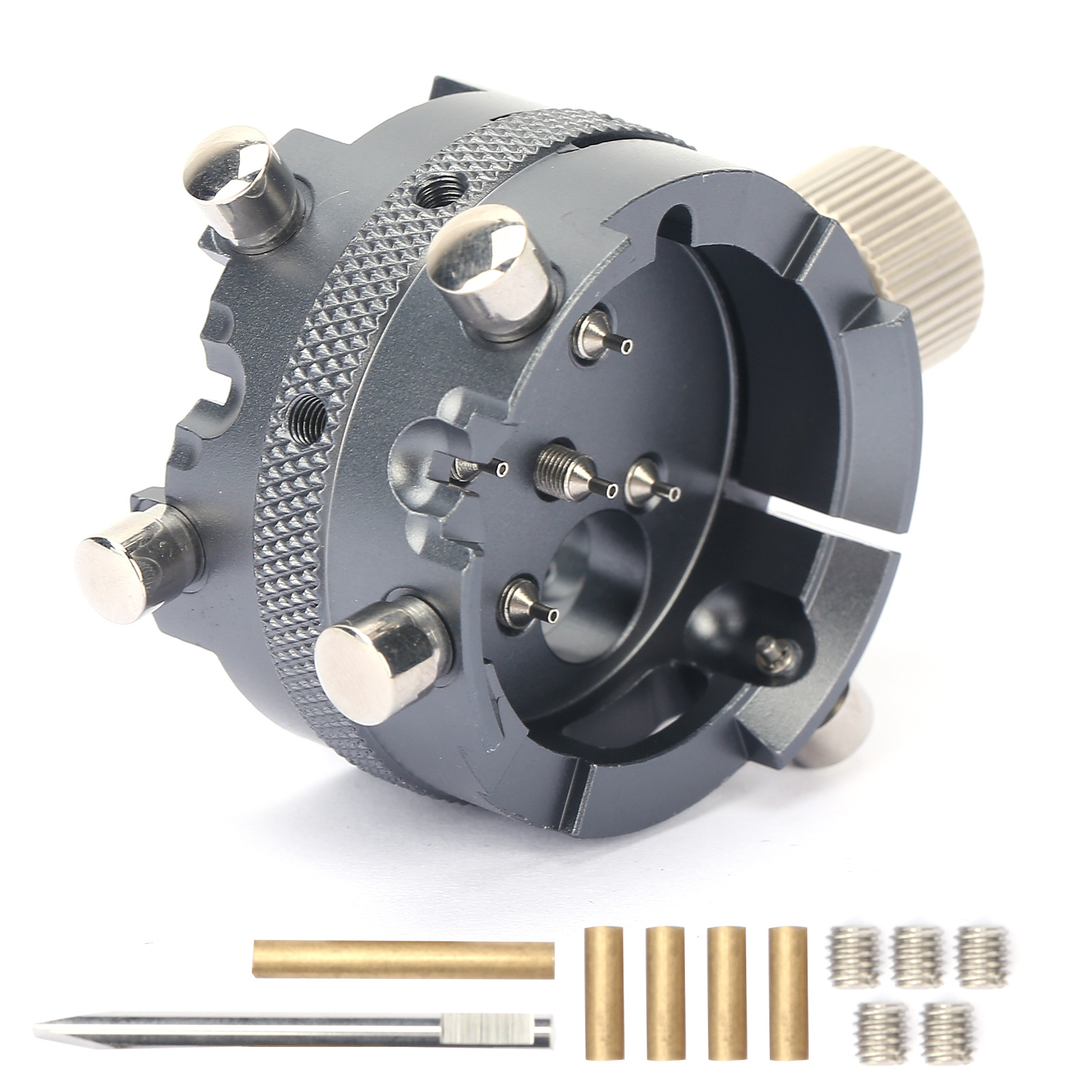 修表工具 7750机芯座 灰色铝制机芯座 手表机芯7750机芯维修座