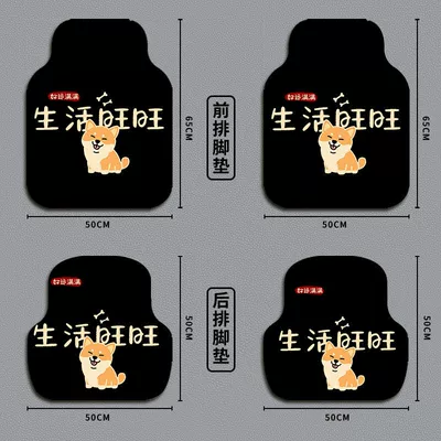Floor Mats – Universal Foot Pad - prosperous-life-complete-vehicle-50605050cm-diatom-mud-four-piece-set
