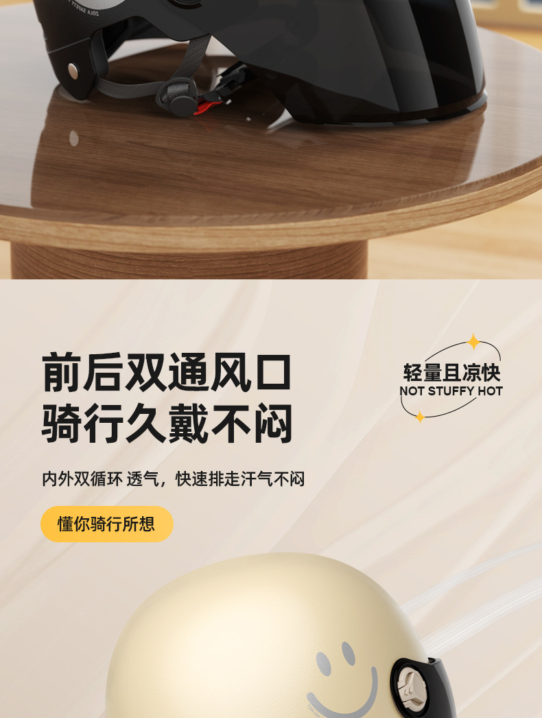 New National Standard Helmet for Women, Electric Vehicle 3C Helmet Wholesale, Electric Motorcycle Helmet, Unisex All-Season Safety Helmet
